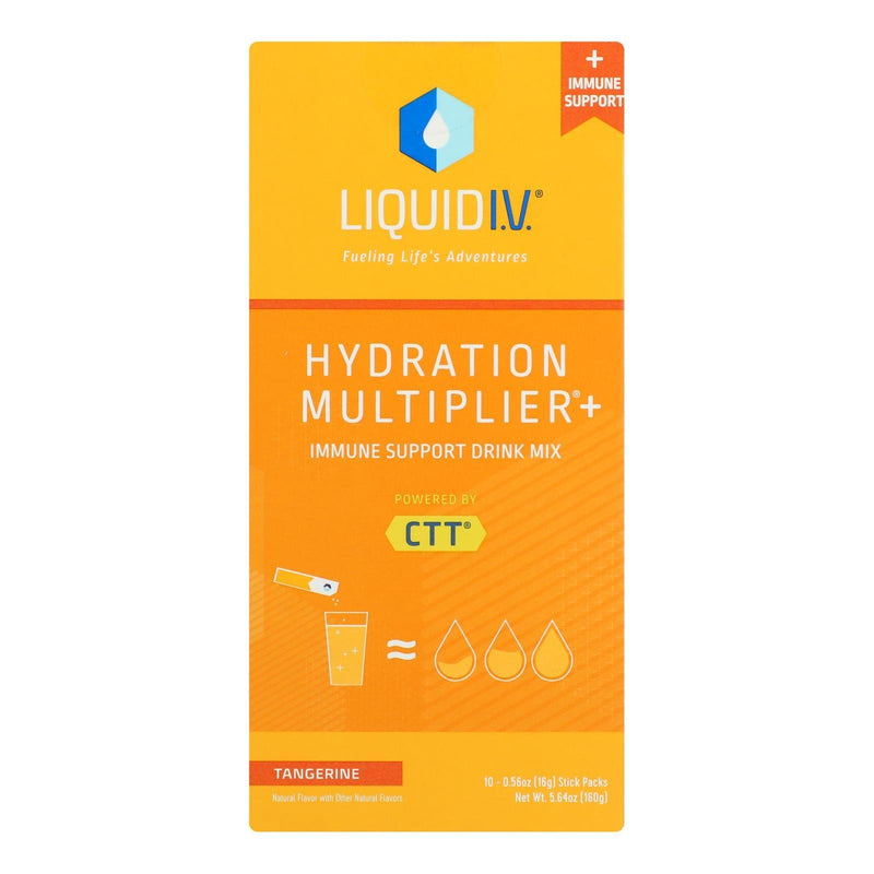 Liquid I.v. - Drink Mix Hydration Immune Support 10 Ct - 1 Each-5.65 Oz - Orca Market