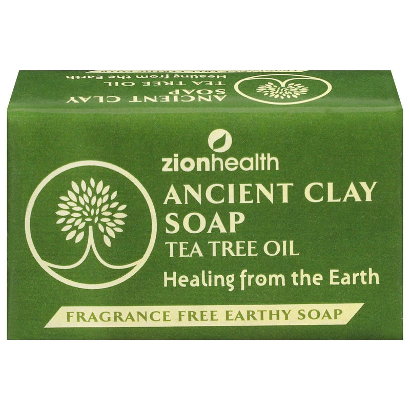 Zion Health - Ancient Clay Soap Tea Tree - 1 Each - 6 Oz - Orca Market