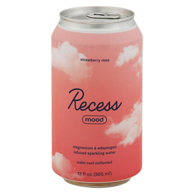 Recess - Sparkling Water Stwbr Rose Magns - Case Of 12-12 Fz - Orca Market