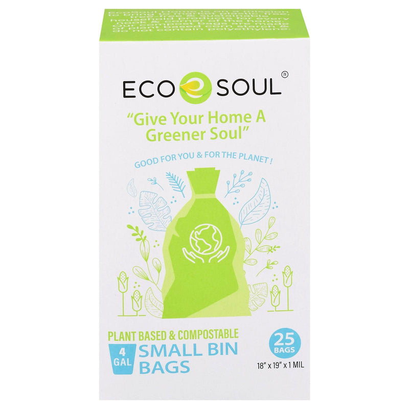 Ecosoul Home - Trsh Bags 4 Gl Cmpstble - Case Of 12-25 Ct - Orca Market