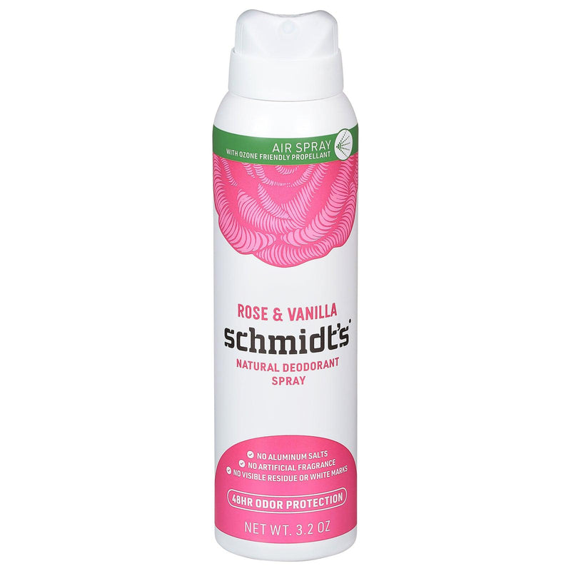 Schmidts - Deodorant Rose Vanilla Dry Spry - 1 Each-3.2 Oz - Orca Market