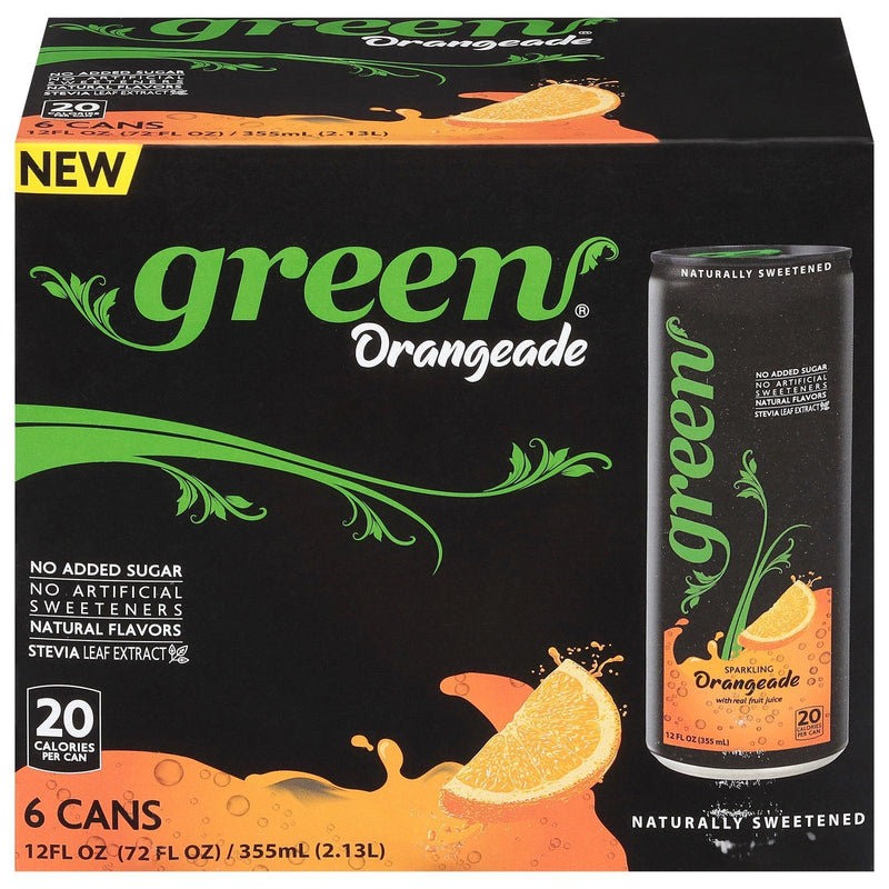 Green - Sparkling Orangeade - Case Of 4-6/12 Fz - Orca Market