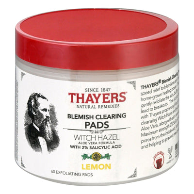 Thayers - Pads Blemish Lemon - 1 Each-60 Ct - Orca Market