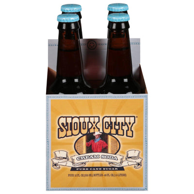 Sioux City Cream Soda - Case Of 6 - 4/12 Oz - Orca Market