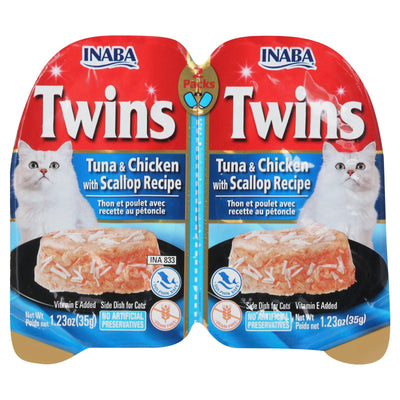 Inaba - Cat Food Tuna Chicken Scllp - Case Of 8-2.46 Oz - Orca Market