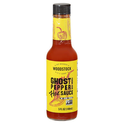 Woodstock - Hot Sauce Ghost Pepper - Case Of 12-5 Fz - Orca Market