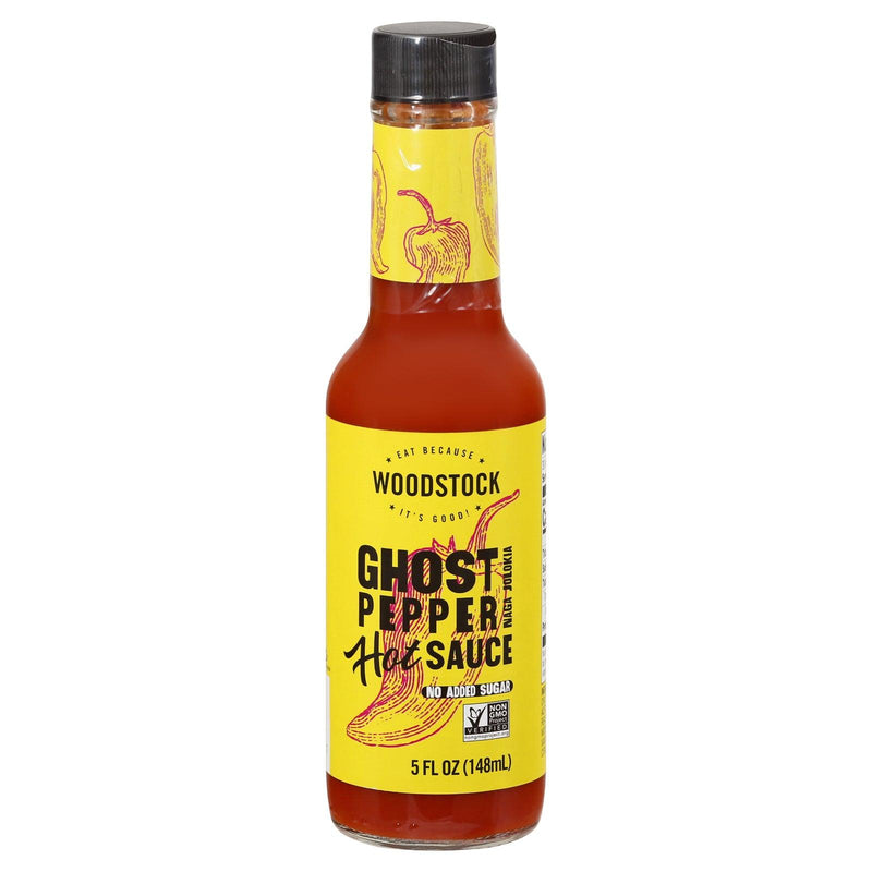 Woodstock - Hot Sauce Ghost Pepper - Case Of 12-5 Fz - Orca Market