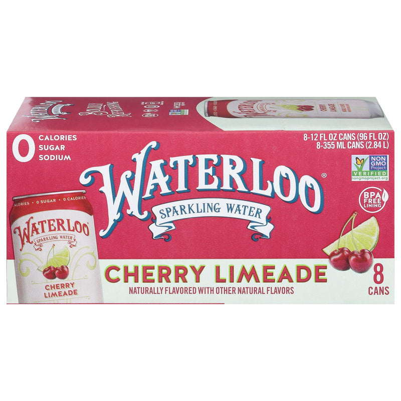 Waterloo - Spk Water Cherry Limeade - Case Of 3-8/12 Fz - Orca Market