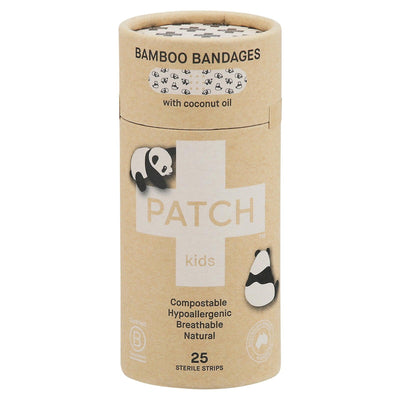 Patch - Bandages Kids Coconut Bamboo - Case Of 3 - 25 Ct - Orca Market