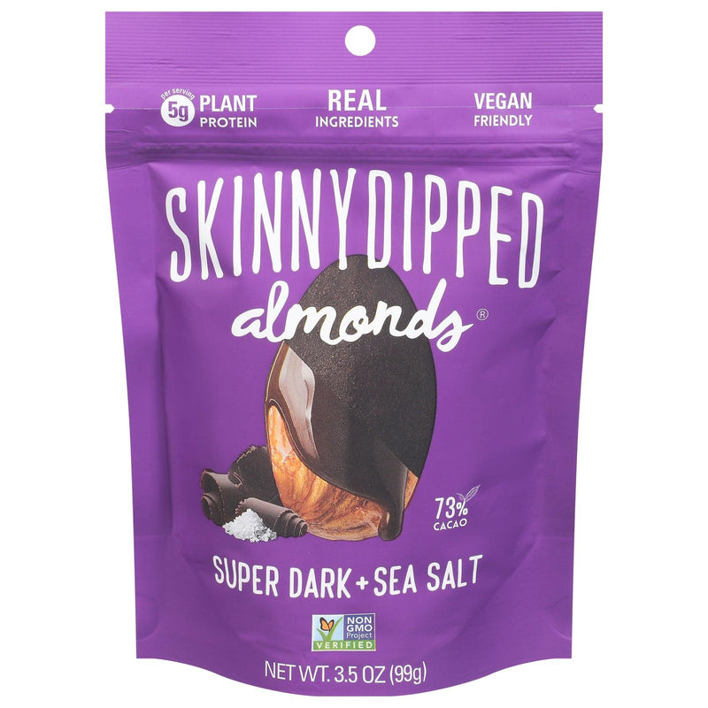 Skinnydipped - Almonds Super Dark & Sea Salt - Case Of 10-3.5 Oz - Orca Market