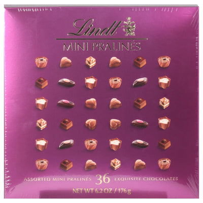 Lindt - Mini Pralines Magenta Bx - Case Of 8-6.2 Oz - Orca Market