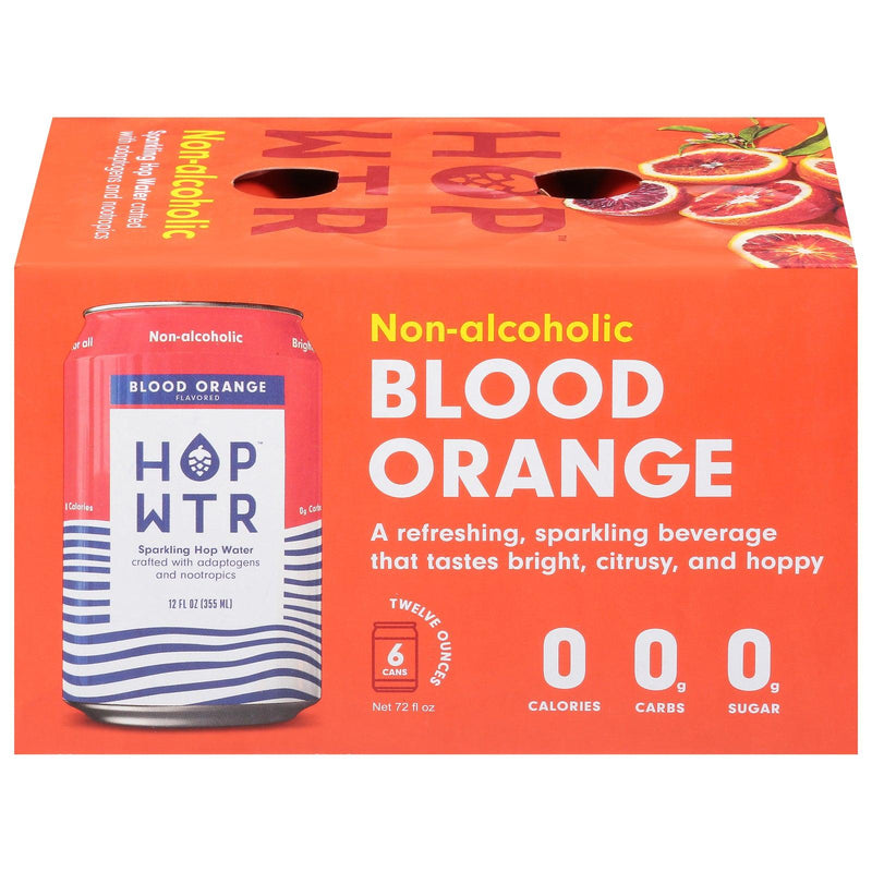 Hop Water - Hop Water Spk Bld Orng 6pk - Case Of 4-6/12 Fz - Orca Market