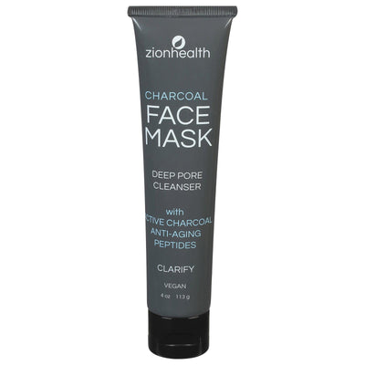 Zion Health - Face Mask Charcoal Adama - 1 Each - 4 Oz - Orca Market