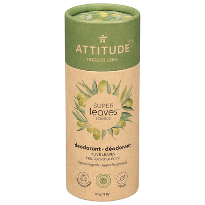 Attitude - Deodorant Super Leaves Olive - 1 Each-3 Oz - Orca Market