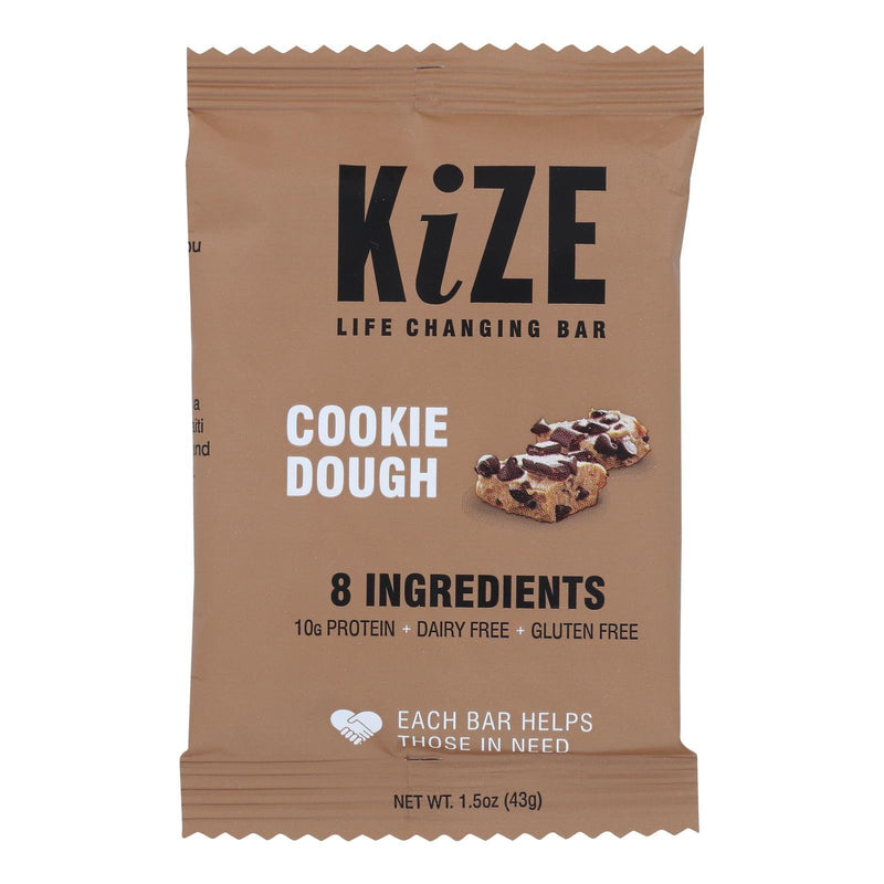 Kize Concepts - Energy Bar Raw Cookie Dough - Case Of 10-1.5oz - Orca Market