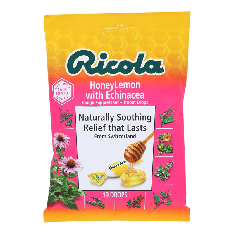 Ricola - Cough Drop Ech Honey Lemon - Case Of 8-19 Ct - Orca Market