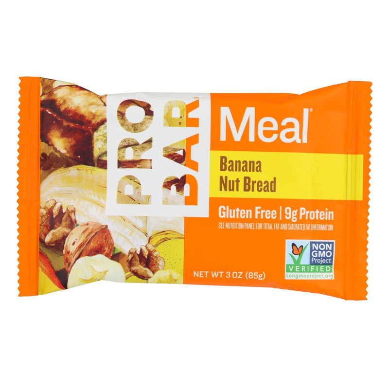 Probar Meal Bar, Banana Nut Bread - Case Of 12 - 3 Oz - Orca Market