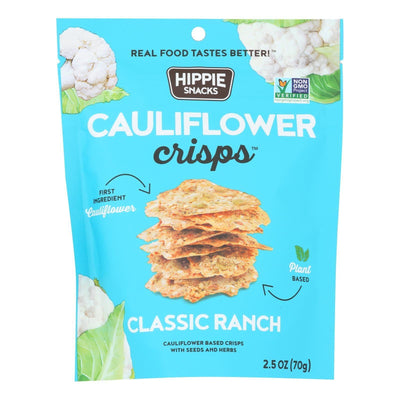 Hippie Snacks - Cauliflower Crsps Ranch - Case Of 8-2.5 Oz - Orca Market