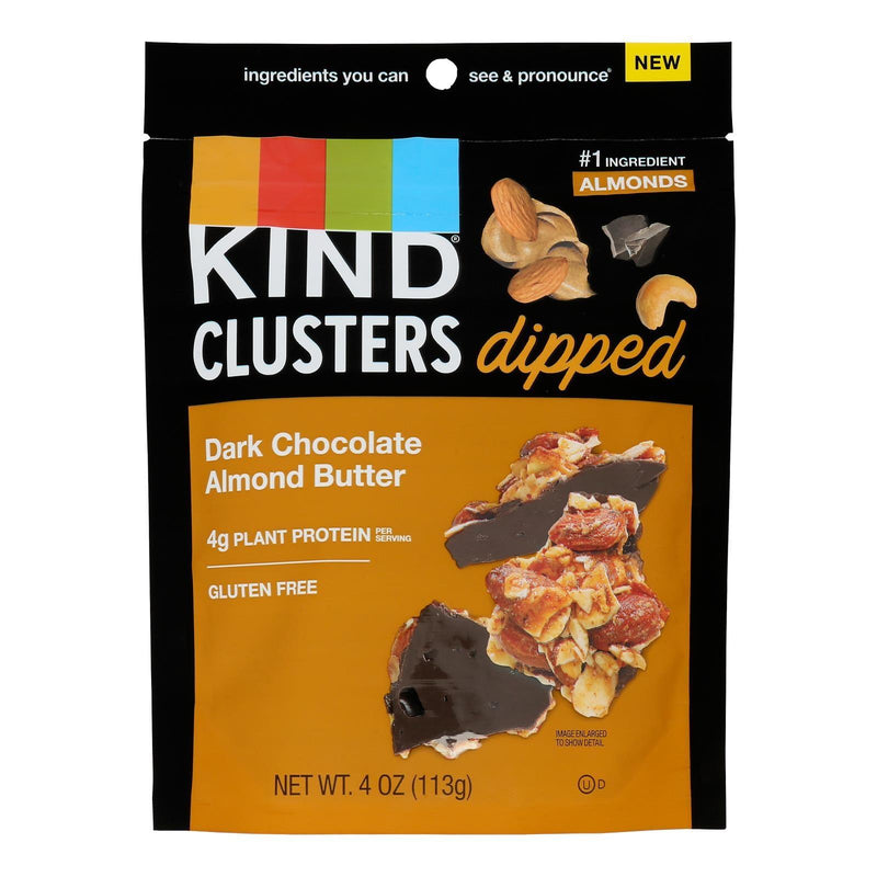 Kind - Clusters Dip Dark Chocolate Almond Butter - Case Of 8-4 Oz - Orca Market