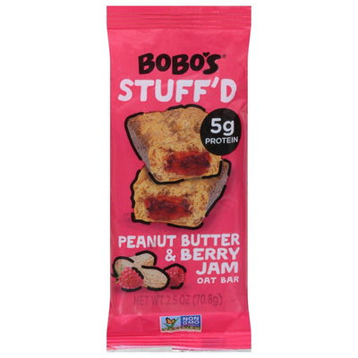 Bobo's Oat Bars - Oat Bar Stuffed Peanut Butter Jelly - Case Of 12-2.5 Oz - Orca Market