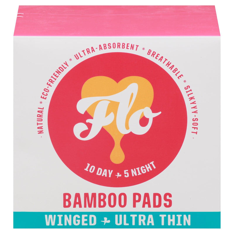 Flo - Pads Bamboo - Case Of 8-15 Ct - Orca Market