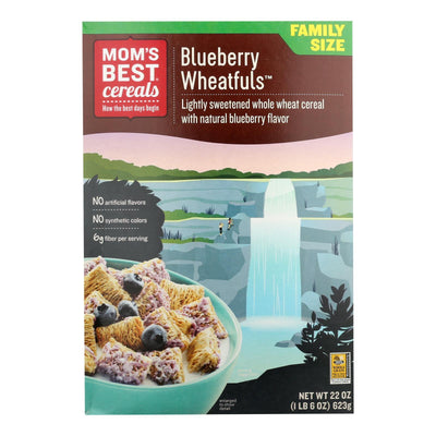 Mom's Best Cereal® Lightly Sweetened Whole Wheat Cereal Blueberry Wheatfuls - Case Of 12 - 22 Oz - Orca Market