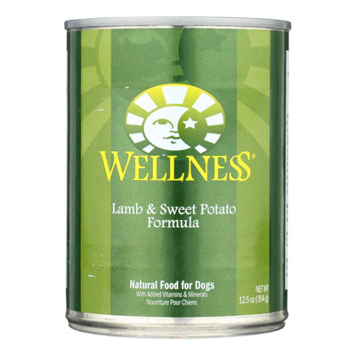 Wellness Pet Products Dog Food - Lamb And Sweet Potato Recipe - Case Of 12 - 12.5 Oz. - Orca Market