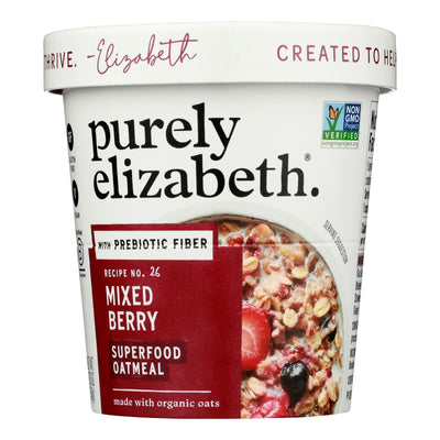 Purely Elizabeth - Oatmeal Cup Mixed Berry - Case Of 12-1.76 Oz - Orca Market