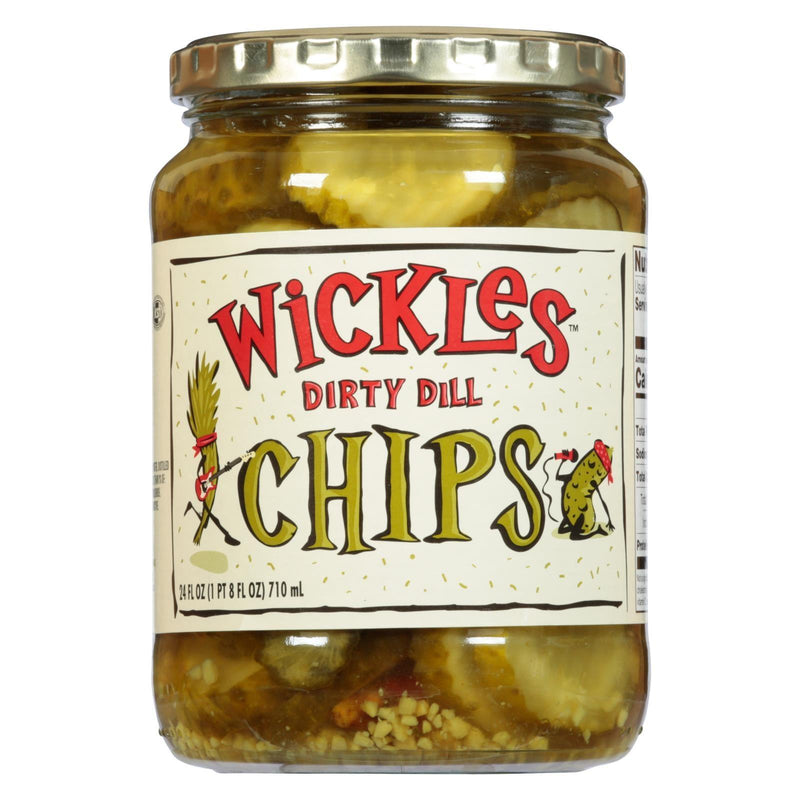 Wickles Dill Chips - Case Of 6 - 24 Oz - Orca Market