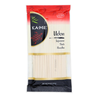 Ka'me Udon Japanese Thick Noodles - Case Of 12 - 8 Oz - Orca Market