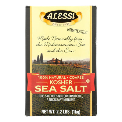 Alessi Kosher Sea Salt - Case Of 6 - 35.3 Oz - Orca Market