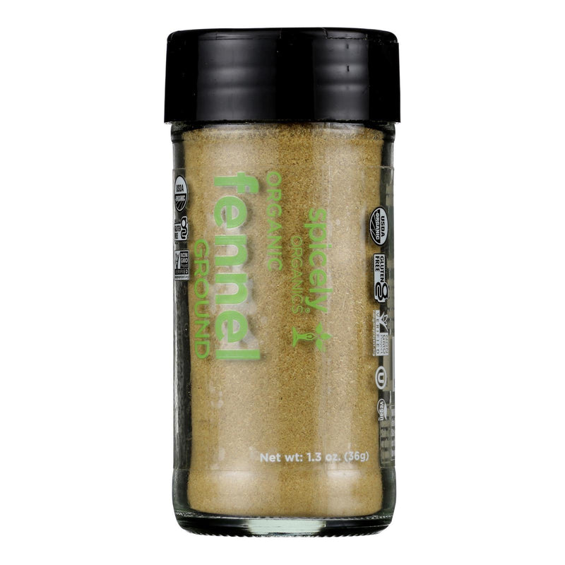 Spicely Organics - Organic Fennel - Ground - Case Of 3 - 1.3 Oz. - Orca Market