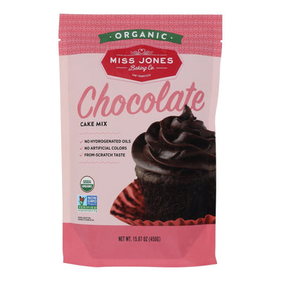 Miss Jones Organic Chocolate Cake Mix - Case Of 6 - 15.87 Oz - Orca Market