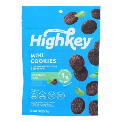 High Key - Cookie Keto Chocolate Mint - Case Of 6-2 Oz - Orca Market