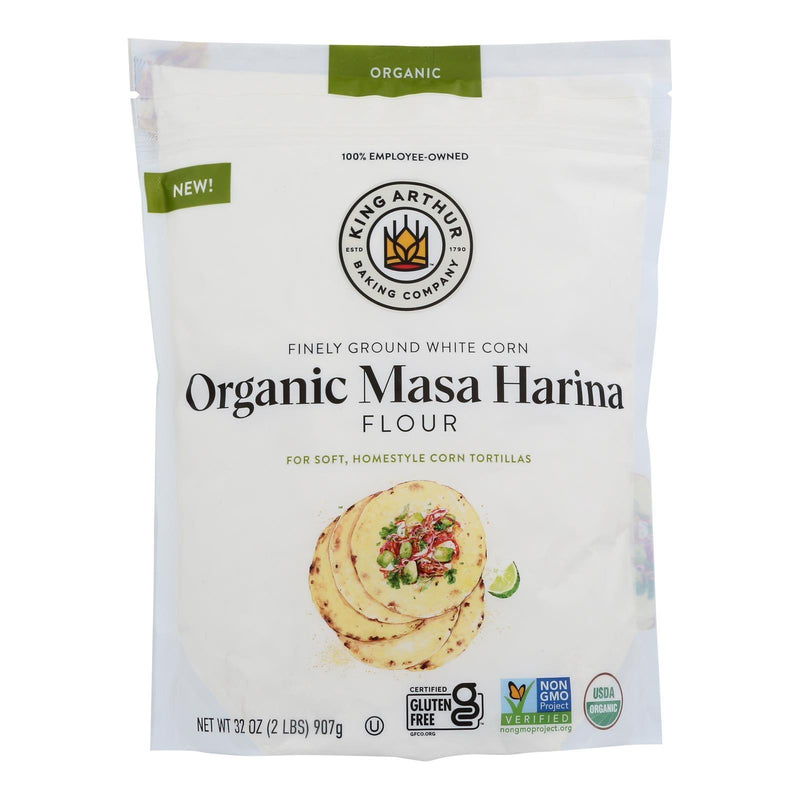 King Arthur Baking Company - Flour Organic Masa Harina - Case Of 4-32 Oz - Orca Market