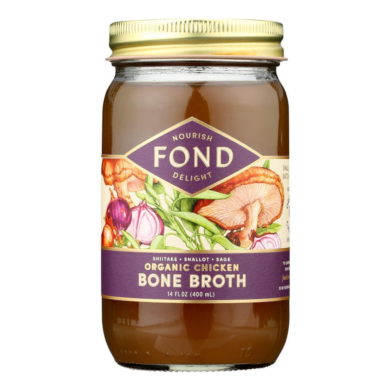 Fond Bone Broth - Bone Broth Shitake Shallot Sage - Case Of 4-14 Fz - Orca Market