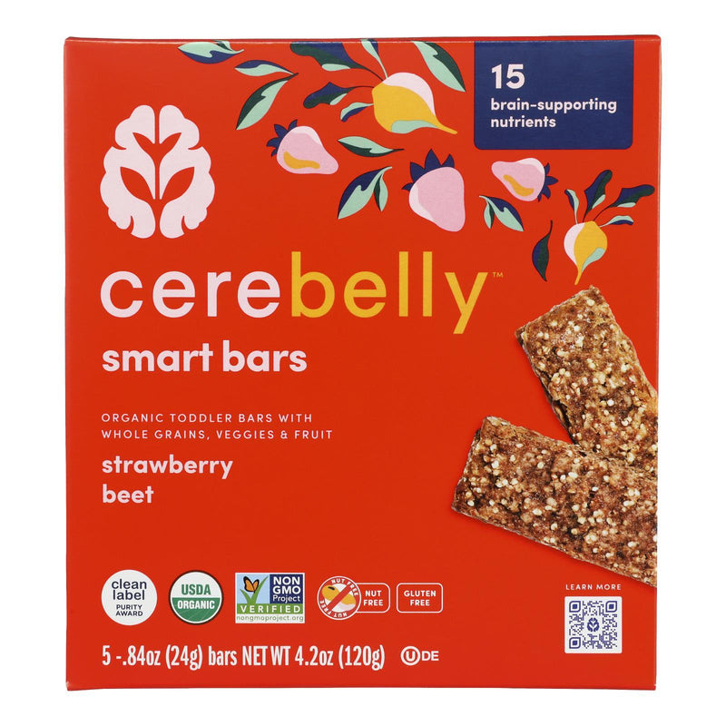 Cerebelly - Smart Bar Strwb Beet - Case Of 6-4.2 Oz - Orca Market