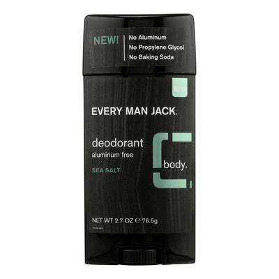 Every Man Jack - Deodorant.sea Salt - 1 Each-2.7 Oz - Orca Market