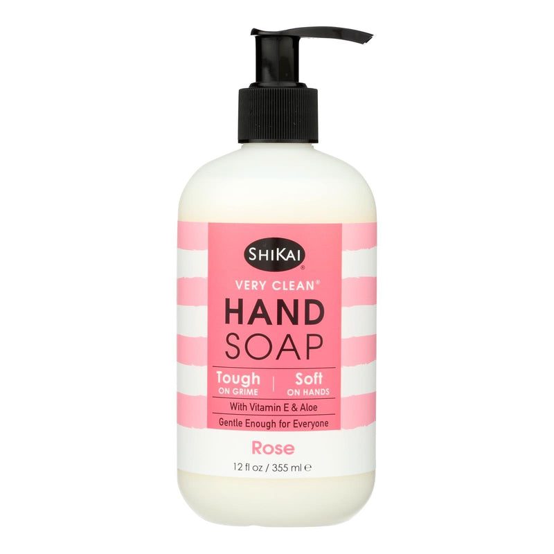 Shikai Products - Hand Soap Very Clean Rose - 1 Each-12 Fz - Orca Market