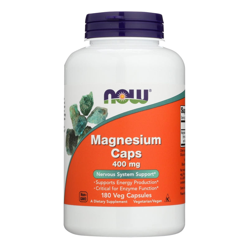 Now Foods - Magnesium 400mg - 1 Each 1-180 Cap - Orca Market