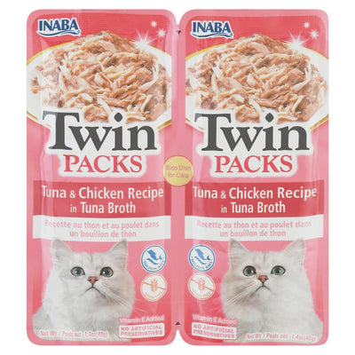 Inaba - Cat Food Chicken Tuna Twin - Case Of 8-2.8 Oz - Orca Market