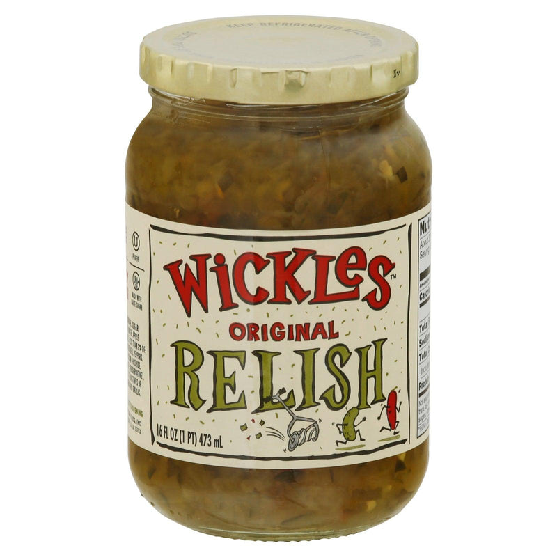 Wickles Relish - Original - Case Of 6 - 16 Fl Oz - Orca Market