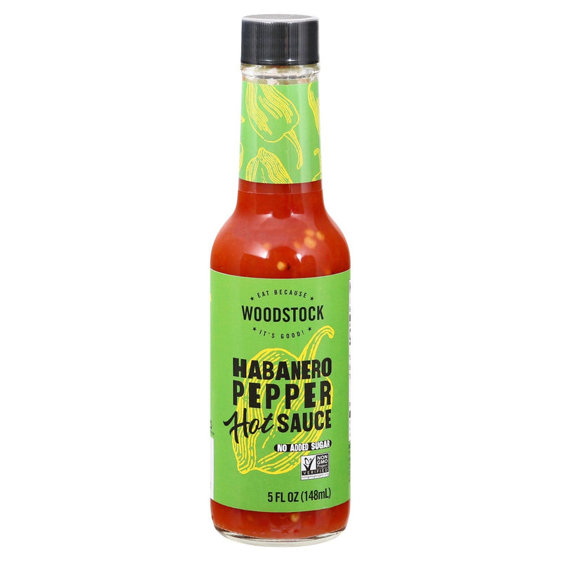 Woodstock - Hot Sauce Habanero Pepper - Case Of 12-5 Fz - Orca Market