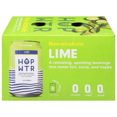 Hop Water - Hop Water Spk Lime 6pk - Case Of 4-6/12 Fz - Orca Market