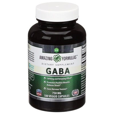 Amazing Formulas - Gaba 750 Mg Gluten Free - 1 Each 1-100 Ct - Orca Market