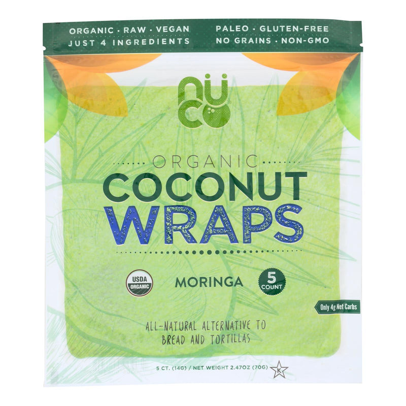 Nuco Organic Coconut Wraps - Case Of 12 - 2.47 Oz - Orca Market