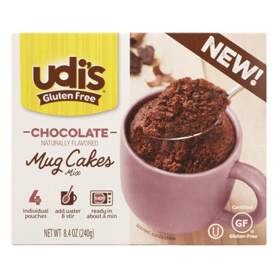 Udi's - Mix Mug Cake Chocolate - Case Of 6 - 8.4 Oz - Orca Market