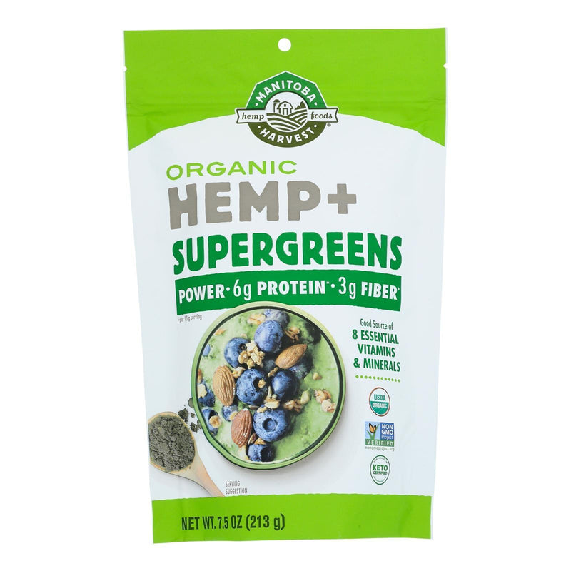 Manitoba Harvest - Hemp Powder Supergreen - 1 Each-7.5 Oz - Orca Market