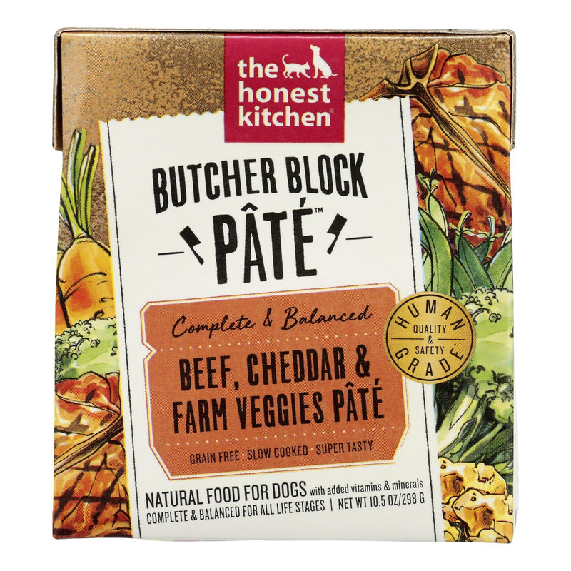 The Honest Kitchen - Dog Fd Pate Beef Cheddar - Case Of 6-10.5 Oz - Orca Market