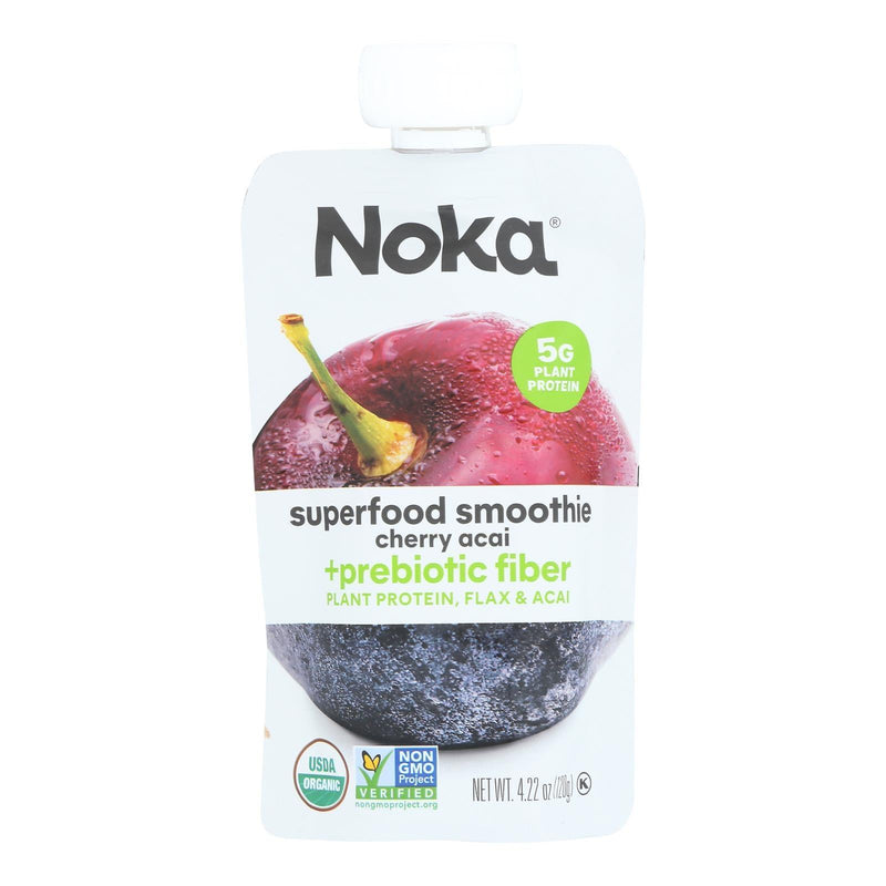 Noka - Smoothie Cherry Acai - Case Of 6 - 4.22 Oz - Orca Market